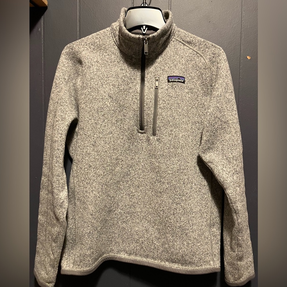 Patagonia Men's Better Zip-Up Sweater in Heather Gray